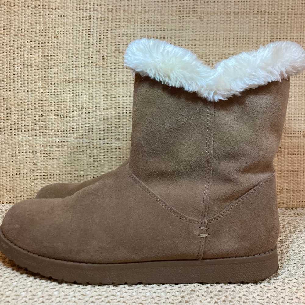 Suede Shearling Boots Universal Thread Cat Mid Shearling Boots